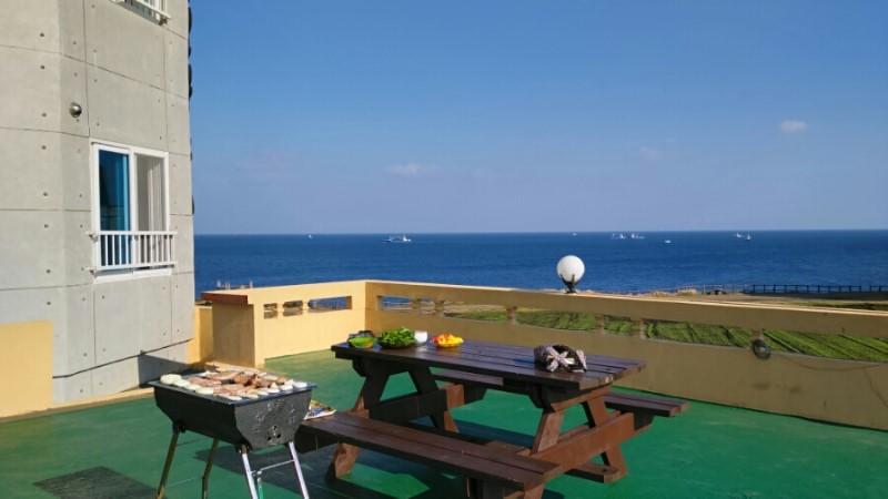Seongsan Morning Sunset Villa ซอกวีโพ ภายนอก รูปภาพ